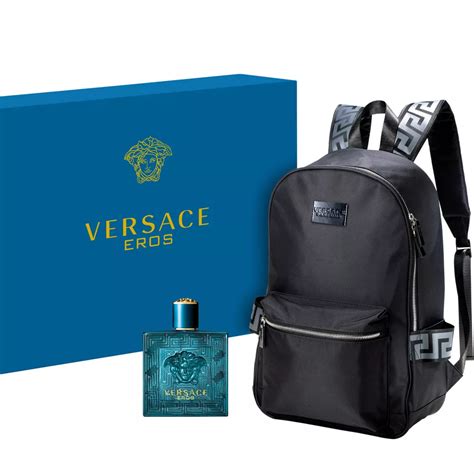 versace eros backpack|versace eros gift set.